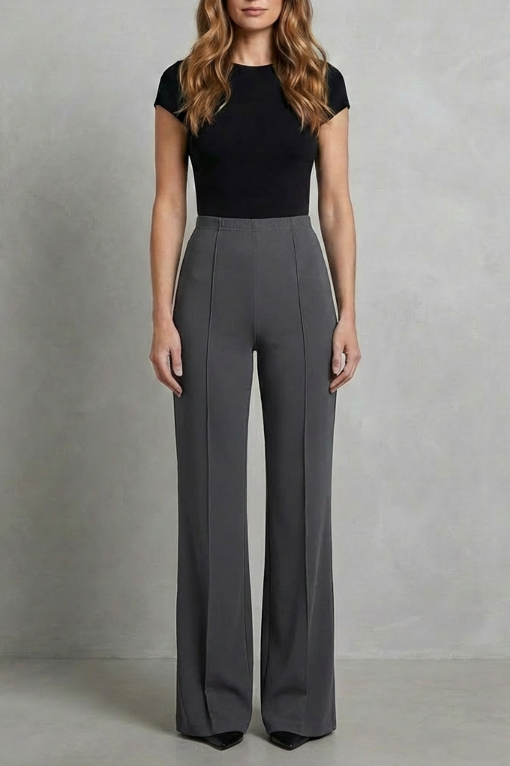 Velizza – Streamlined silhouette – High-waist wide-leg trousers-10507967398231-ZARA MAE LONDON