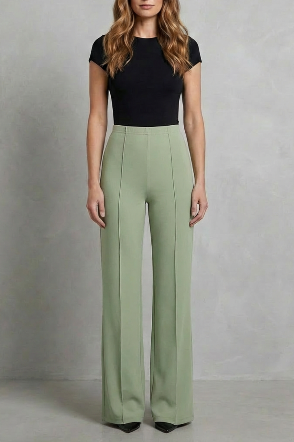 Velizza – Streamlined silhouette – High-waist wide-leg trousers-10507967398231-ZARA MAE LONDON