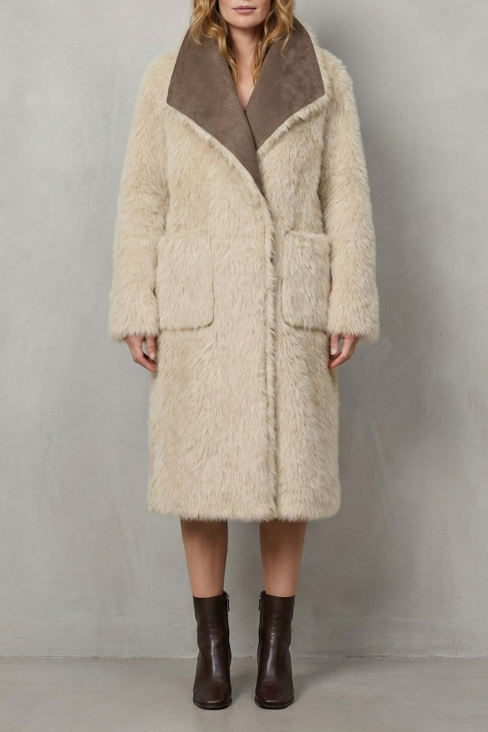 Virellia – Reversible texture – Faux shearling coat-10494038999383-ZARA MAE LONDON