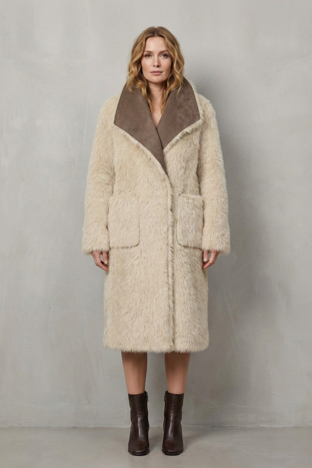 Virellia – Reversible texture – Faux shearling coat-10494038999383-ZARA MAE LONDON