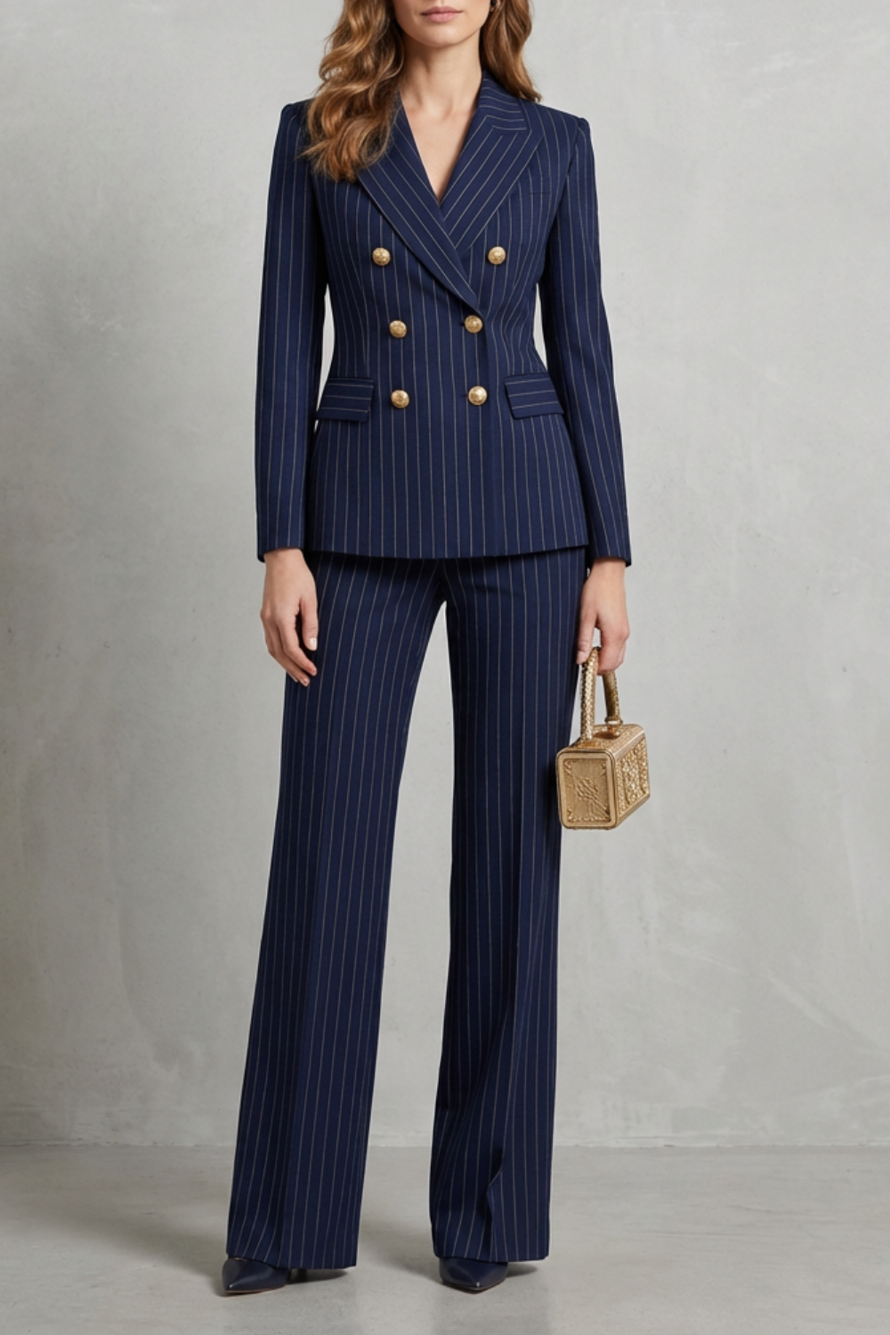 Vivienne – Double-Breasted Pinstripe Power Suit – Two-Piece Set-10508115804503-ZARA MAE LONDON